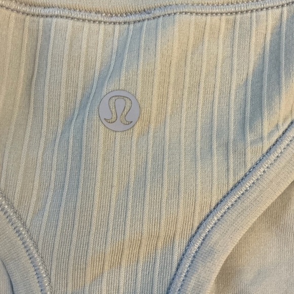 Lululemon Align Ribbed Tank Top light gray/pewter Size 12 - Picture 6 of 8